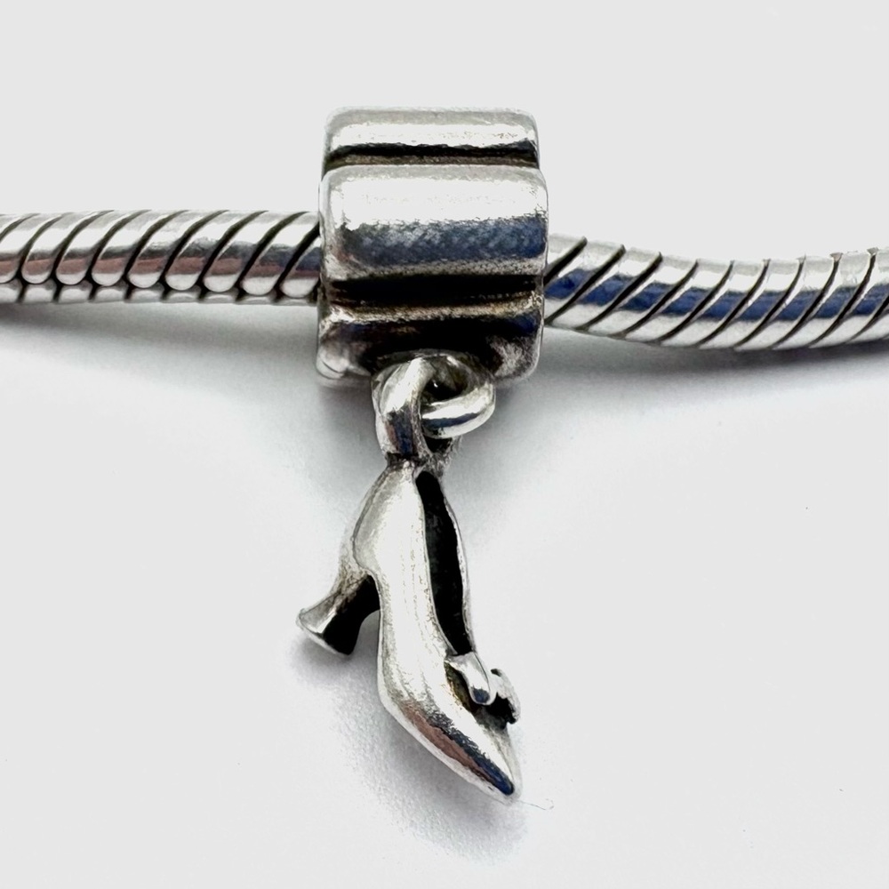 Pandora Stiletto Heel Shoe Dangle Sterling Silver Charm